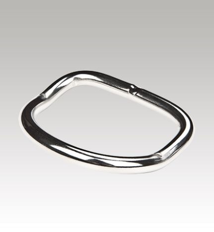 XDeep STRAIGHT D-RING (6 MM THICK)
