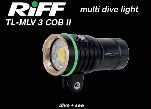 RIFF MLV 3 COB II Video &amp; Spotlicht / Rotlicht / UV-Licht